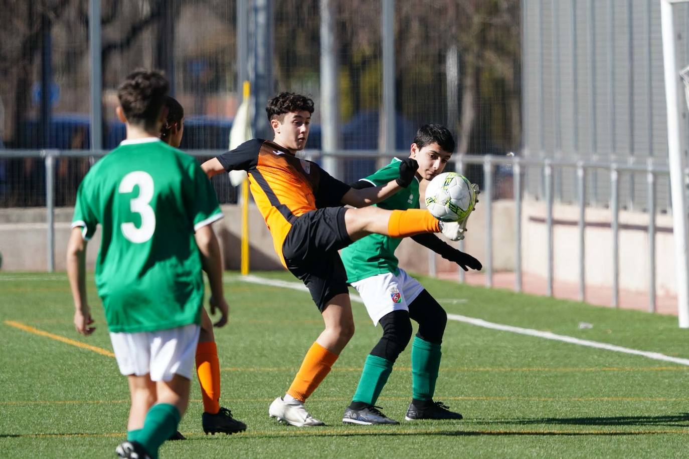 Las mejores imágenes de la jornada 15 de futbol base