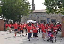 Paseo solidario del colegio San Jerónimo de Alba de Tormes.