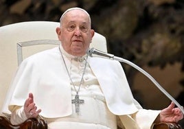 El Papa Francisco, en El Vaticano.