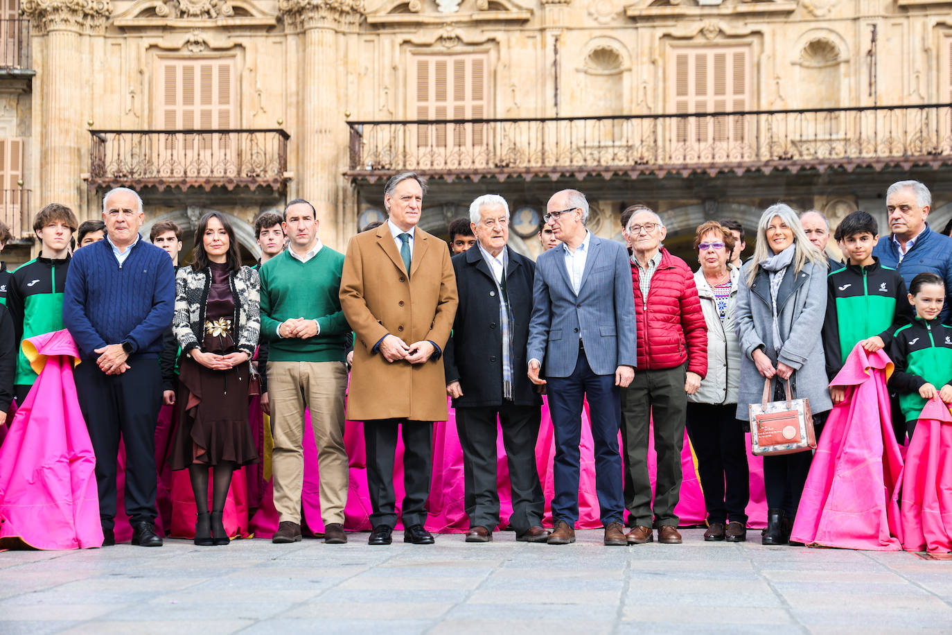 Así ha sido la exhibición de toreo en la Plaza Mayor de Salamanca