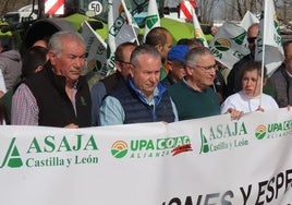 Responsables de las organizaciones agrarias convocantes.