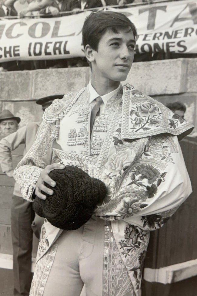 Juan José, el día que se presentó en La Glorieta como matador de toros, en la feria de 1968, con 16 años y apenas un mes de alternativa.