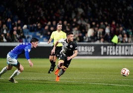 Vergés, en el partido del pasado fin de semana contra el Ourense.