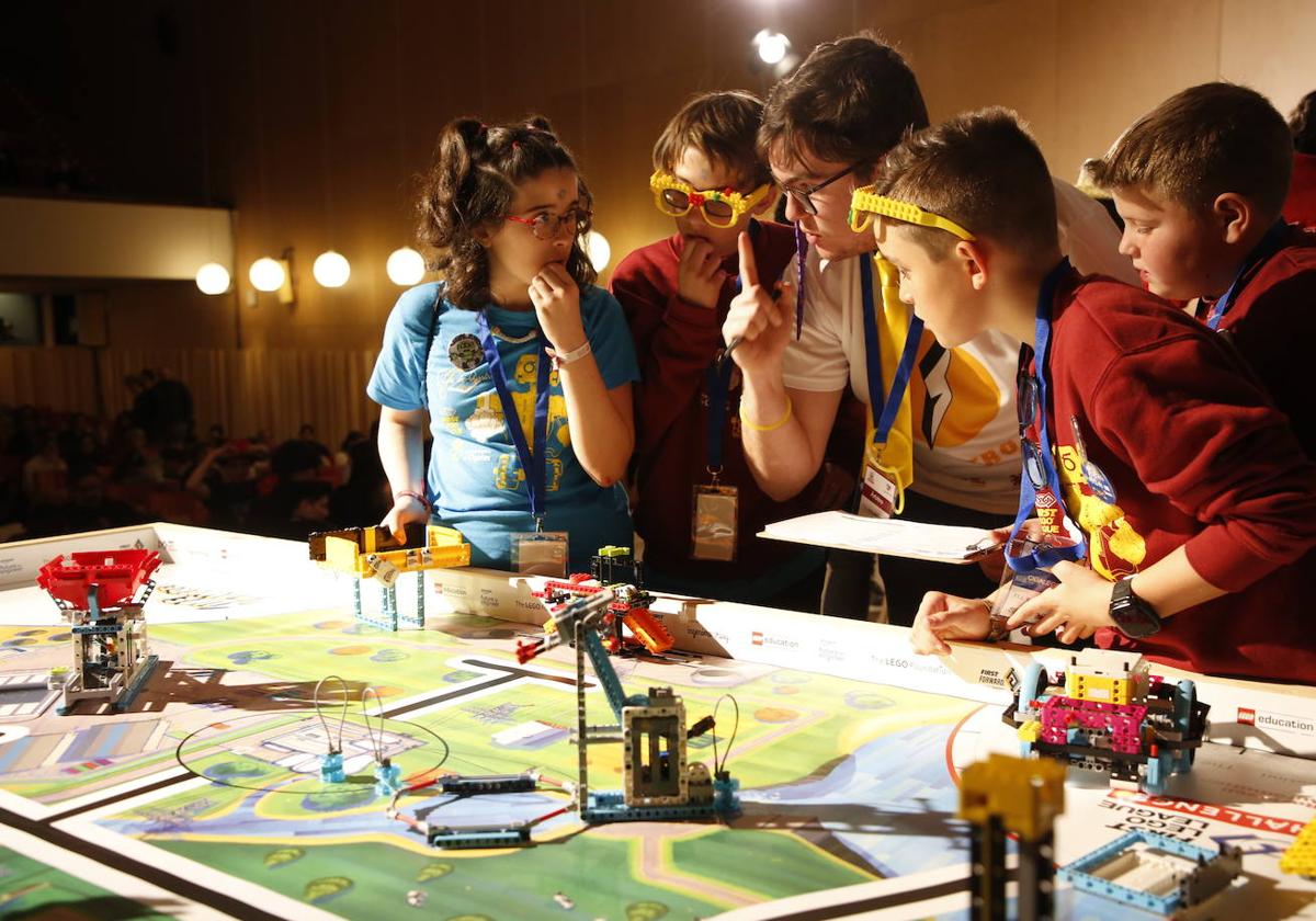 Celebración de la séptima edición de la 'First Lego League', en Fonseca.