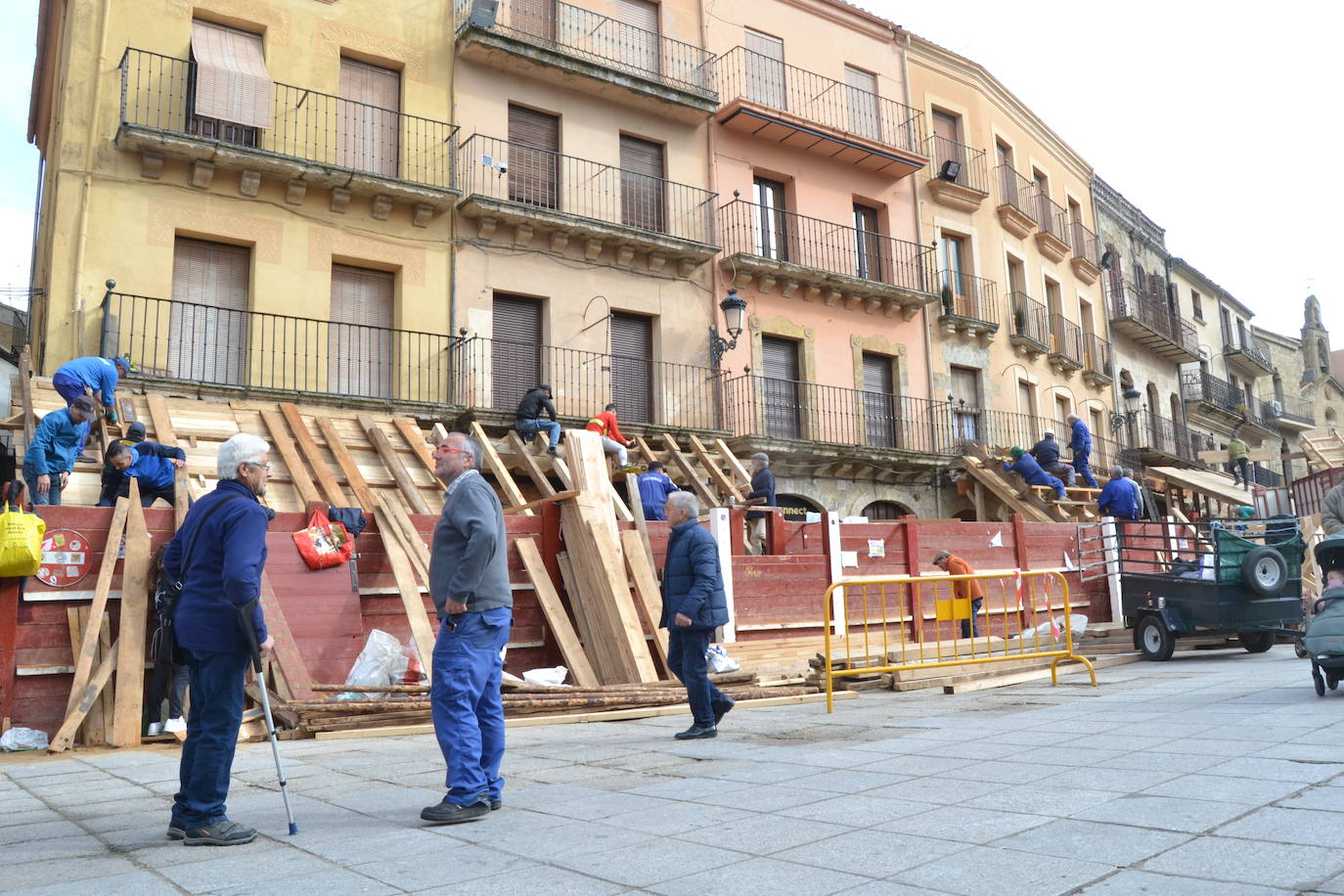 Los tablaos del Carnaval del Toro se alzan en Ciudad Rodrigo