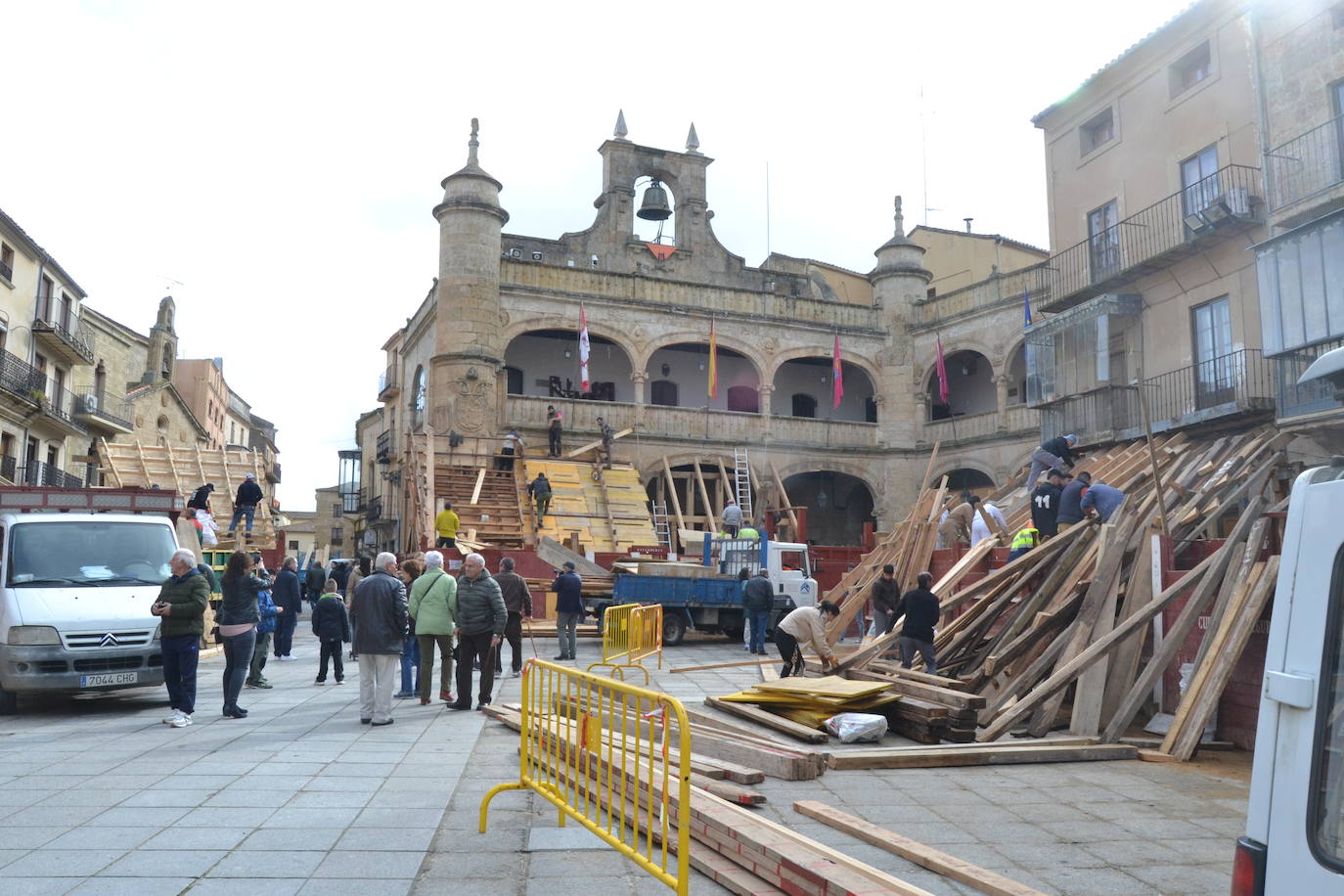 Los tablaos del Carnaval del Toro se alzan en Ciudad Rodrigo