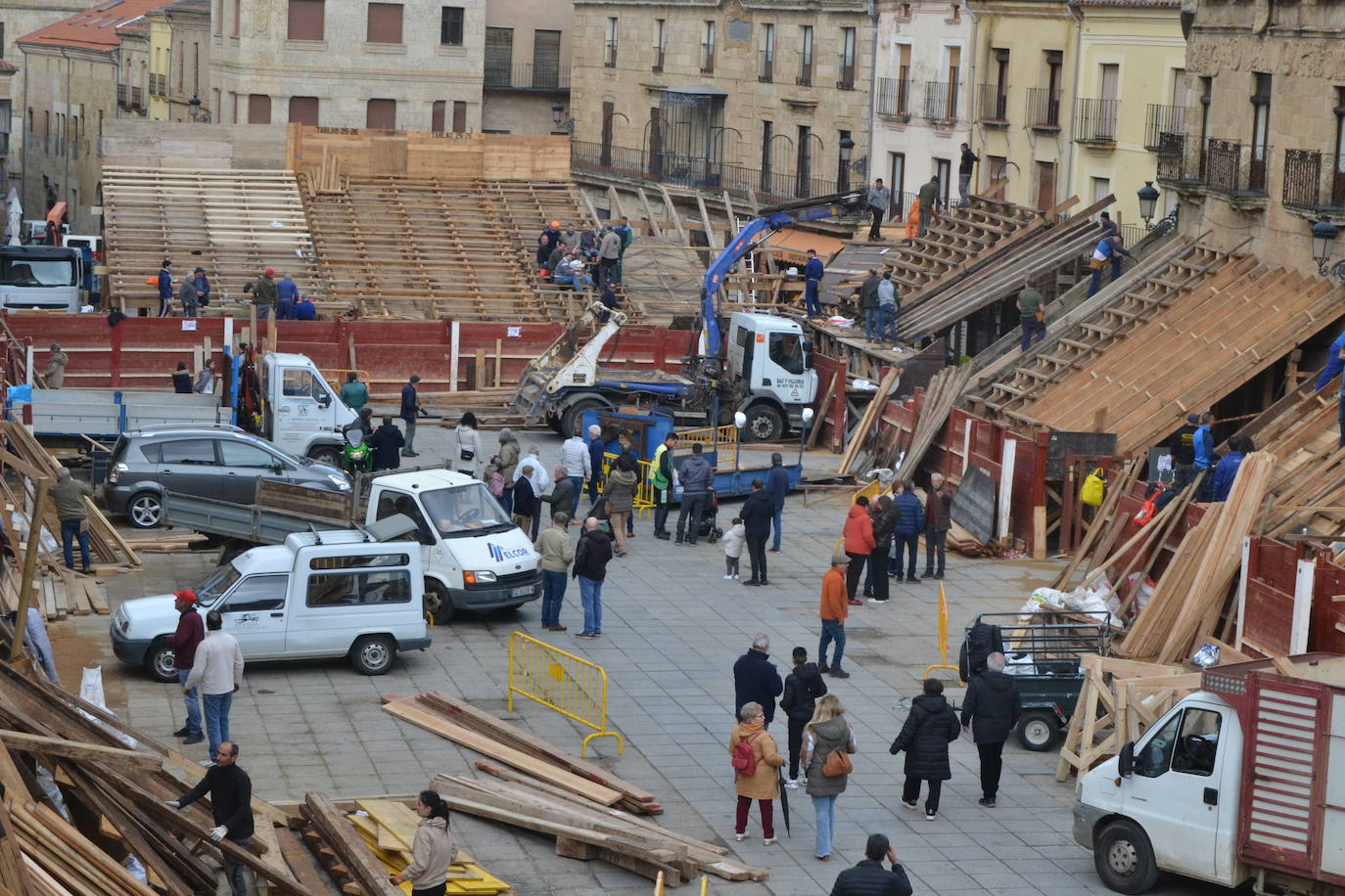 Los tablaos del Carnaval del Toro se alzan en Ciudad Rodrigo