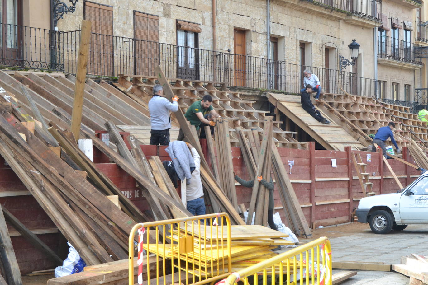 Los tablaos del Carnaval del Toro se alzan en Ciudad Rodrigo