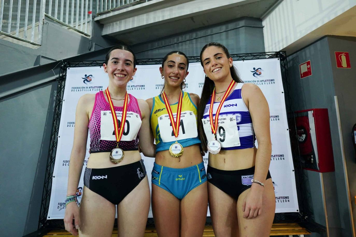 Lluvia de medallas en los Campeonatos de Castilla y León sub 20 y sub 16