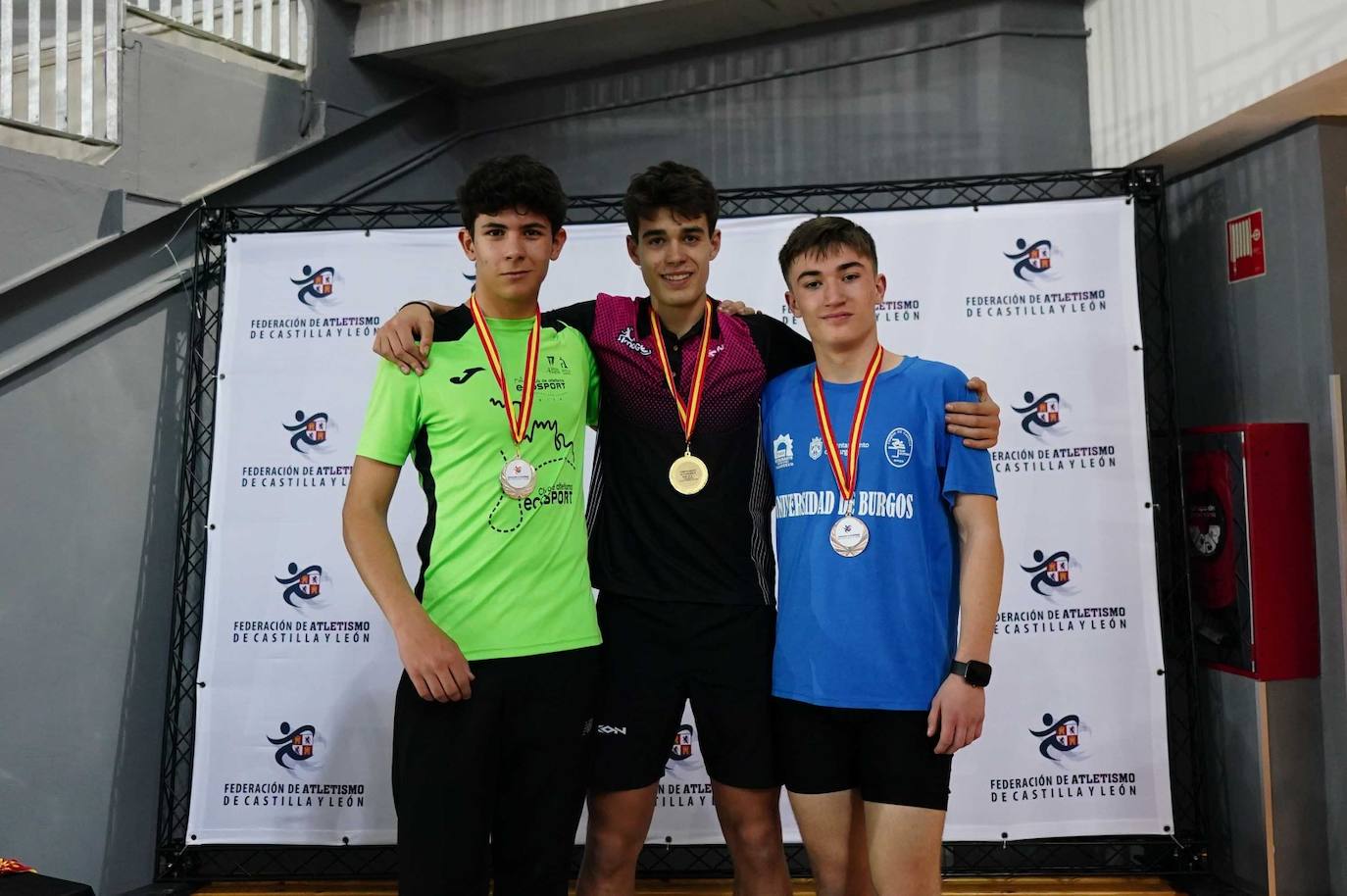 Lluvia de medallas en los Campeonatos de Castilla y León sub 20 y sub 16