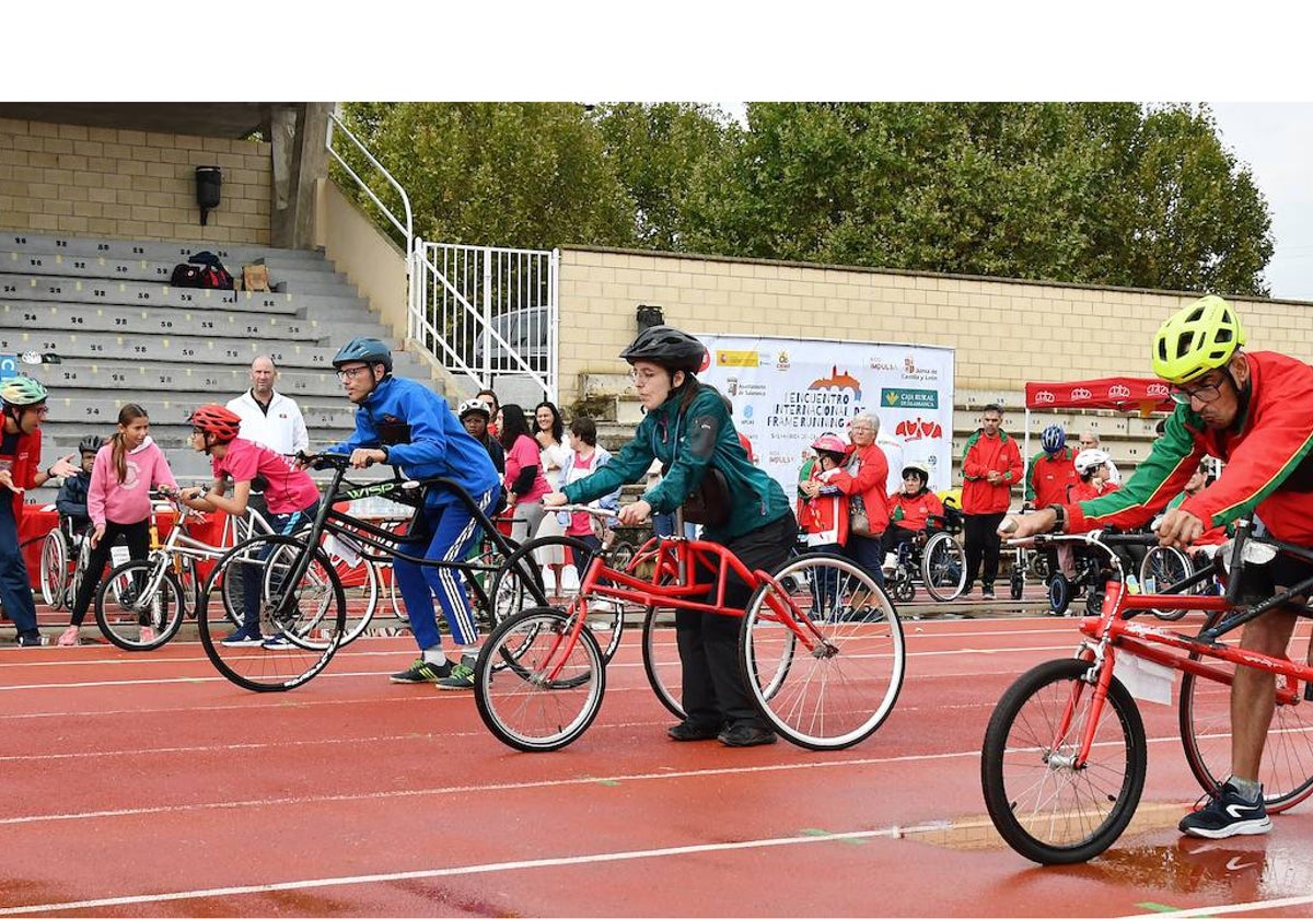 Imagen del encuentro internacional de Frame Running celebrado en Salamanca.