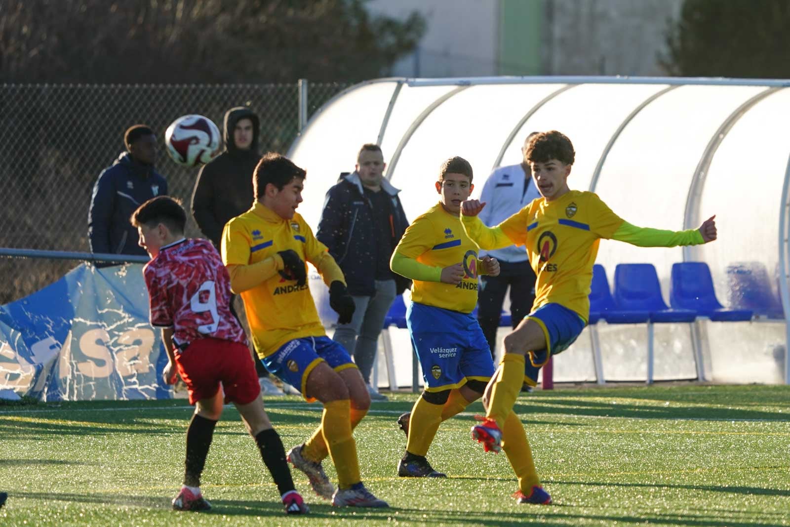 Las mejores imágenes de la jornada 17 en el fútbol base