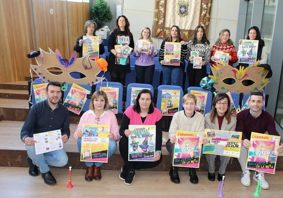 Presentación del Carnaval, este lunes, en el Ayuntamiento.