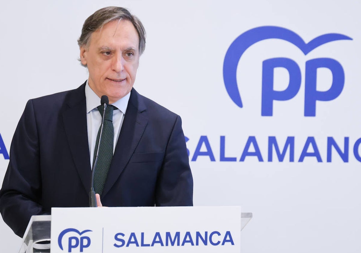 Carlos García Carbayo, presidente del PP de Salamanca y alcalde de la capital charra.