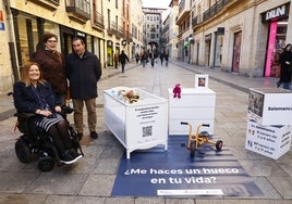 Maribel Campo, Isabel Fernández y Eloy Ruiz.