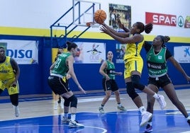 Calhoun, en un partido con el SPAR Gran Canaria.