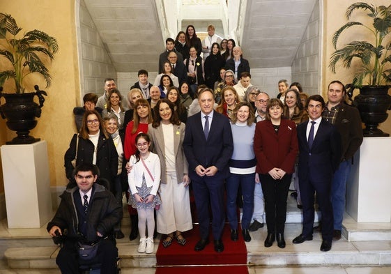 Recepción en el Ayuntamiento de Salamanca a la asociación Aerscyl