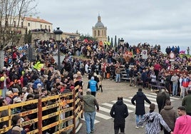 Imagen del primer encierro del Carnaval.