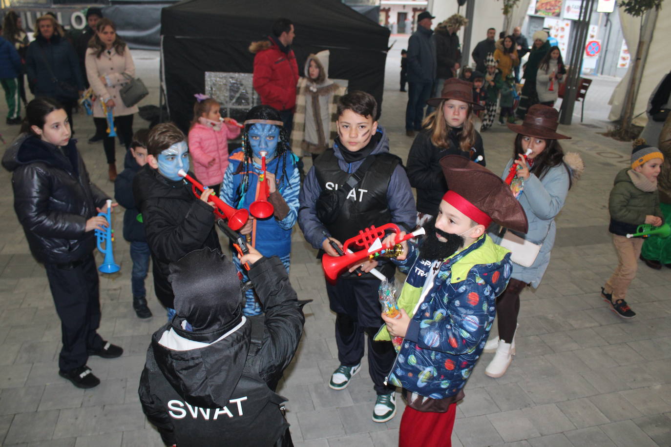 Animada trompetada en el Carnaval de Guijuelo