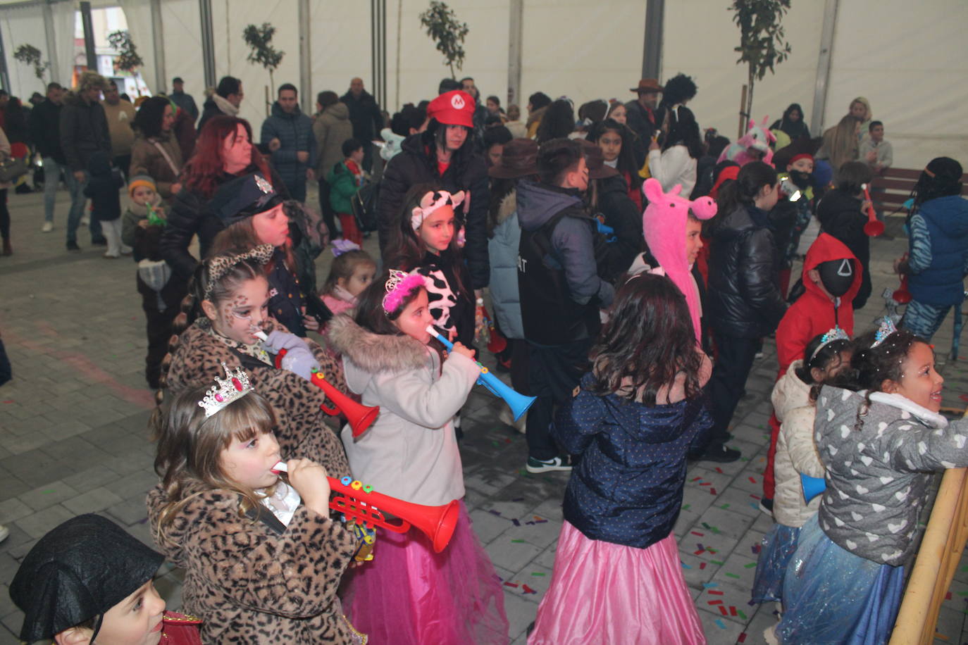 Animada trompetada en el Carnaval de Guijuelo