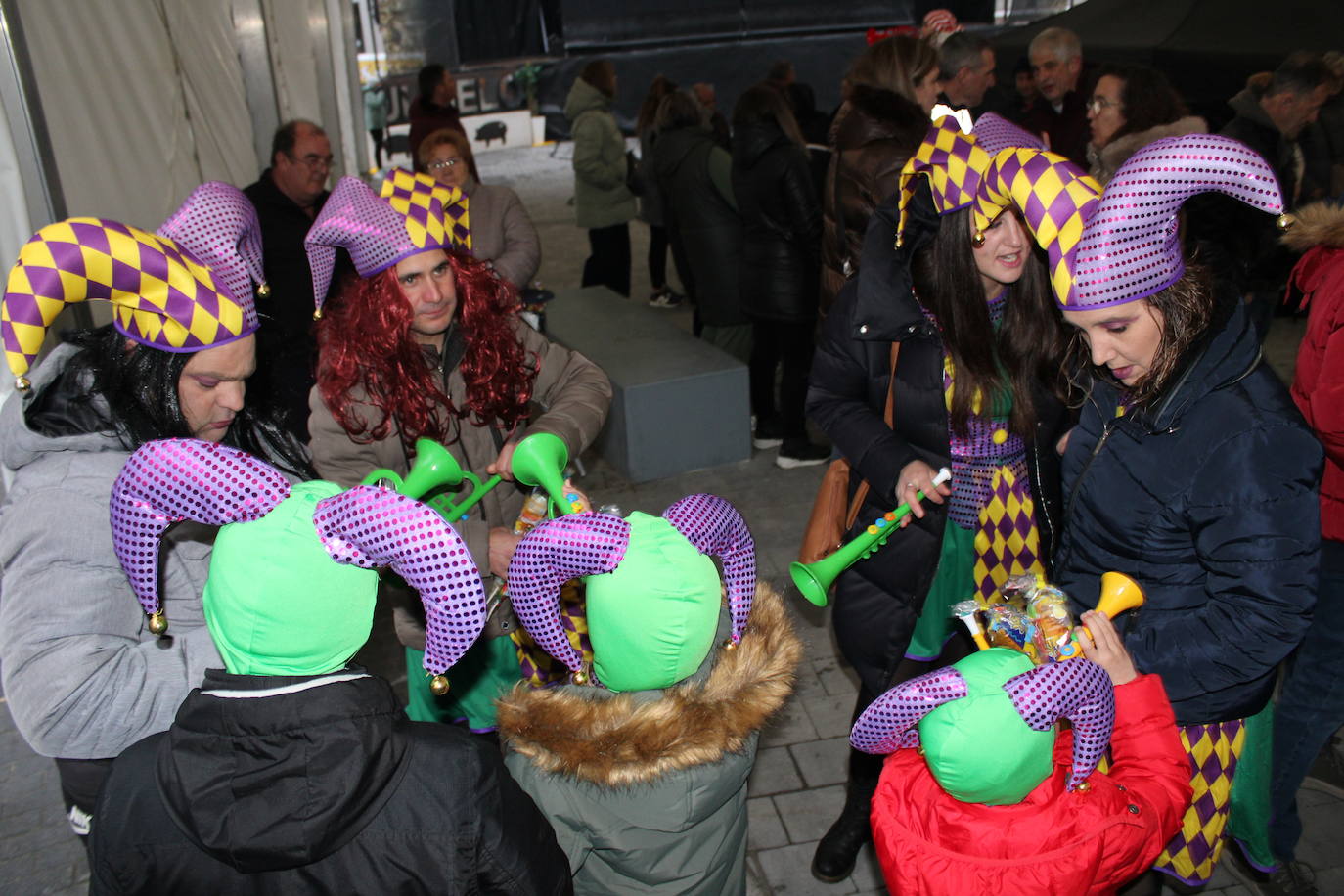 Animada trompetada en el Carnaval de Guijuelo