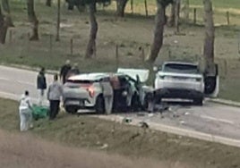 Imagen del accidente.