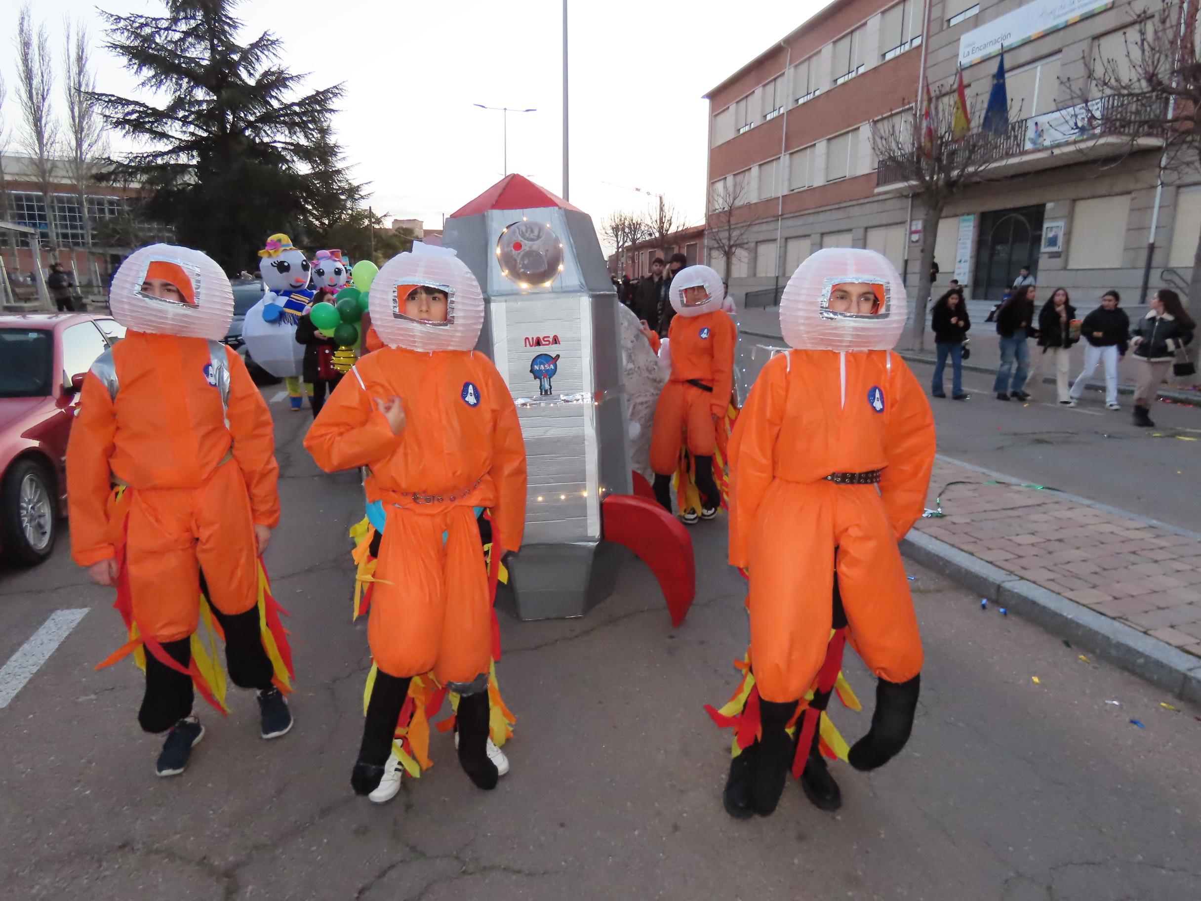 Originalidad en las calles de Peñaranda de Bracamonte por carnaval