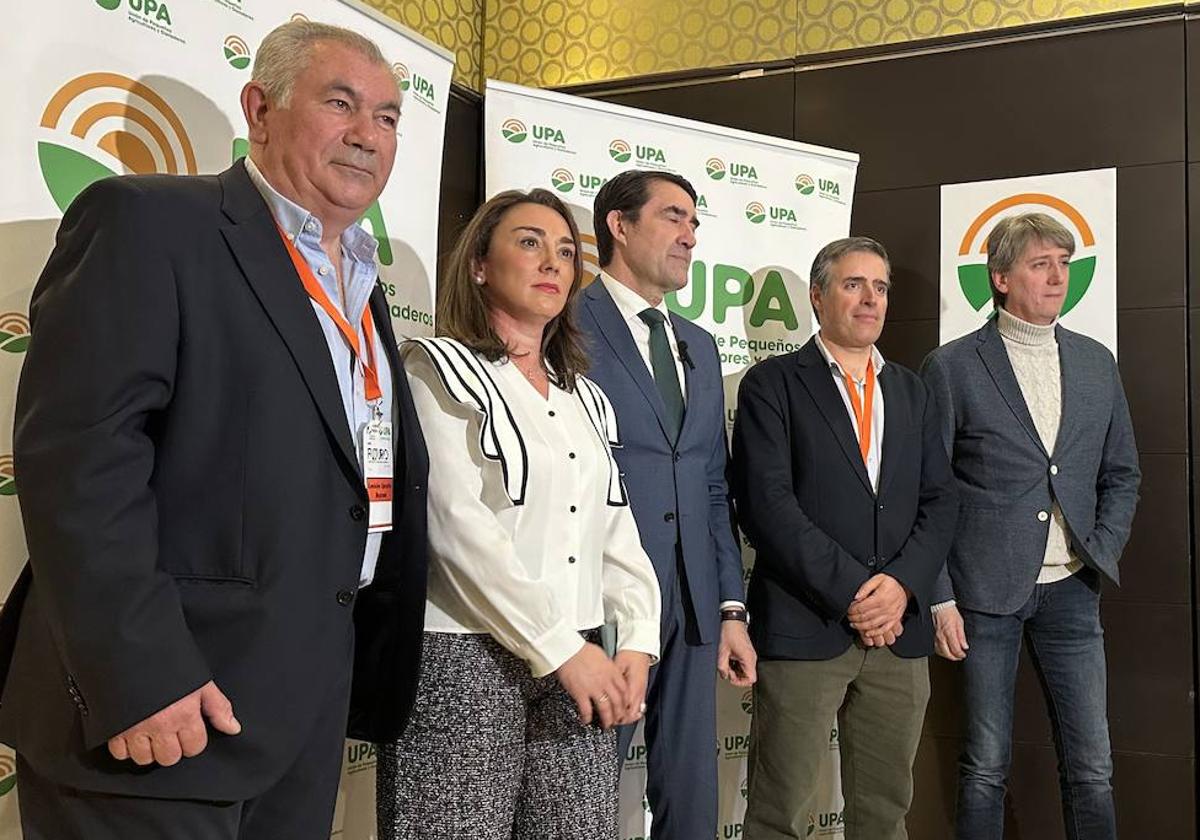 Aurelio González, María González, Juan Carlos Suárez-Quiñones, Cristóbal Cano y Carlos Martínez.