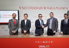 Firma del convenio.