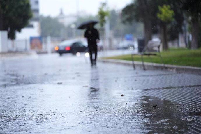 Imagen de un día de lluvia.