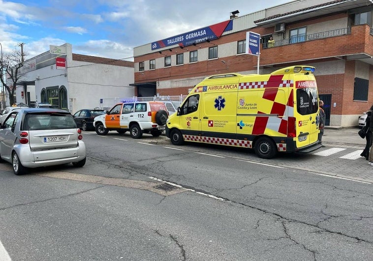 Protección Civil y una ambulancia, en el lugar.