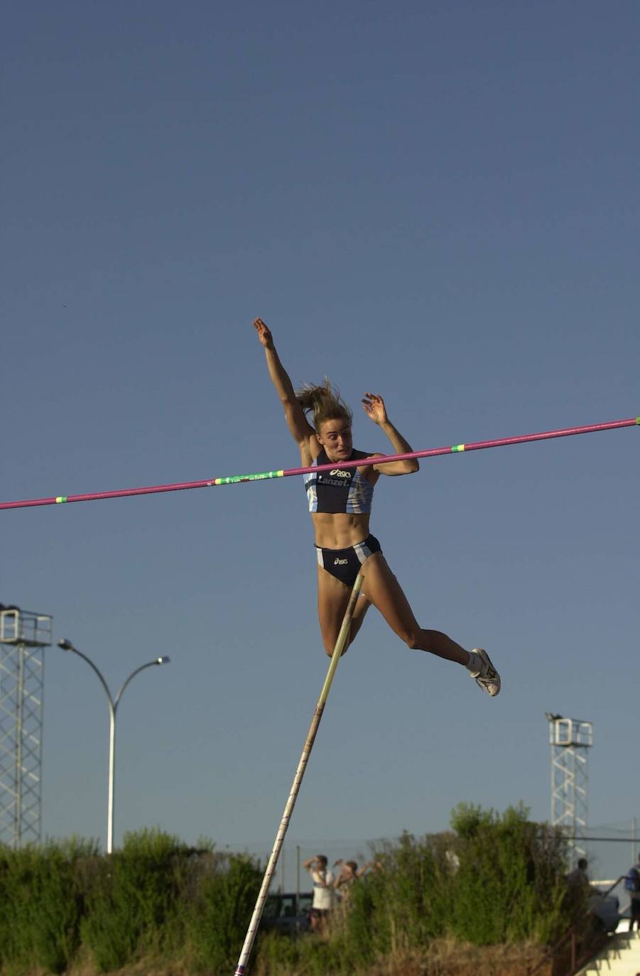 Nicole Humbert intentó, sin éxito, batir el récord de Europa en julio del año 2000.