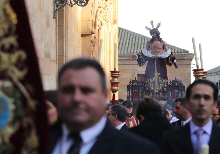 Imagen del vía crucis a Nuestro Padre Jesús Despojado.