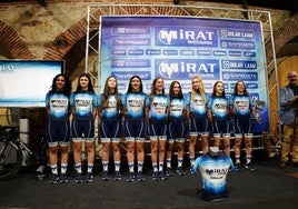 Imagen de las representantes del club Mirat