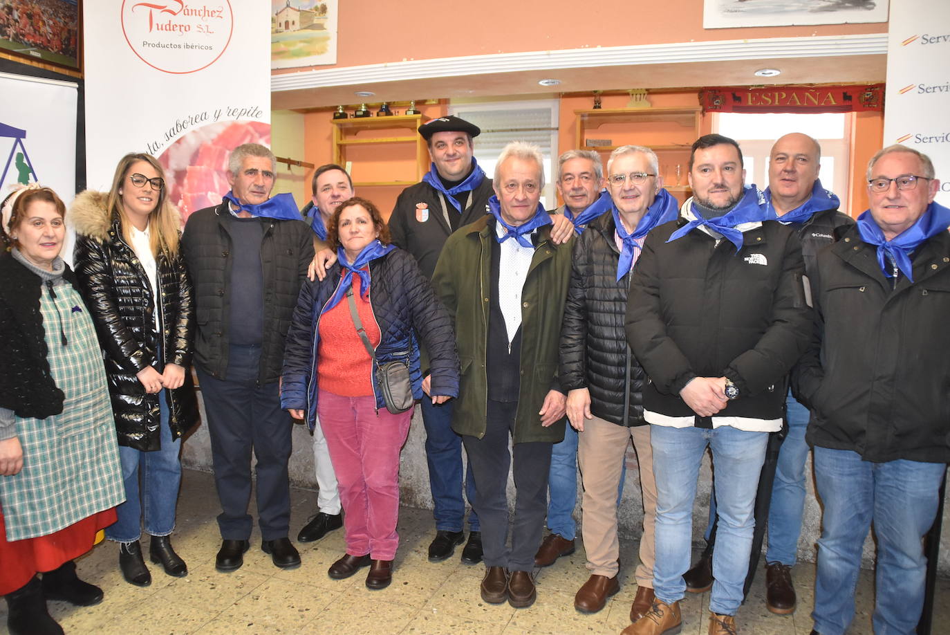 Sorihuela disfruta de su matanza sin temor a la lluvia