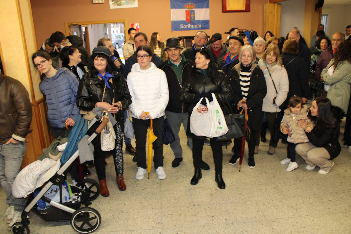 Sorihuela disfruta de su matanza sin temor a la lluvia