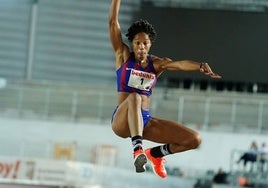 La participación de Yulimar Rojas en el I Trofeo de Atletismo Ciudad de Salamanca, en imágenes