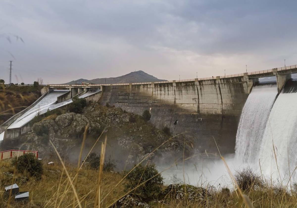 Desembalse del río Eresma en el Pontón Alto.