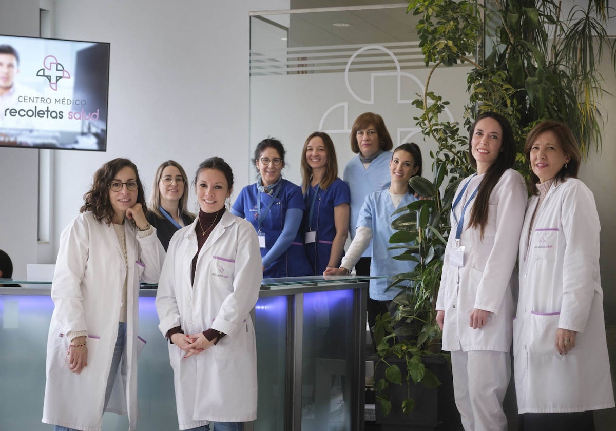 Representación del equipo de Recoletas Salud en Salamanca.