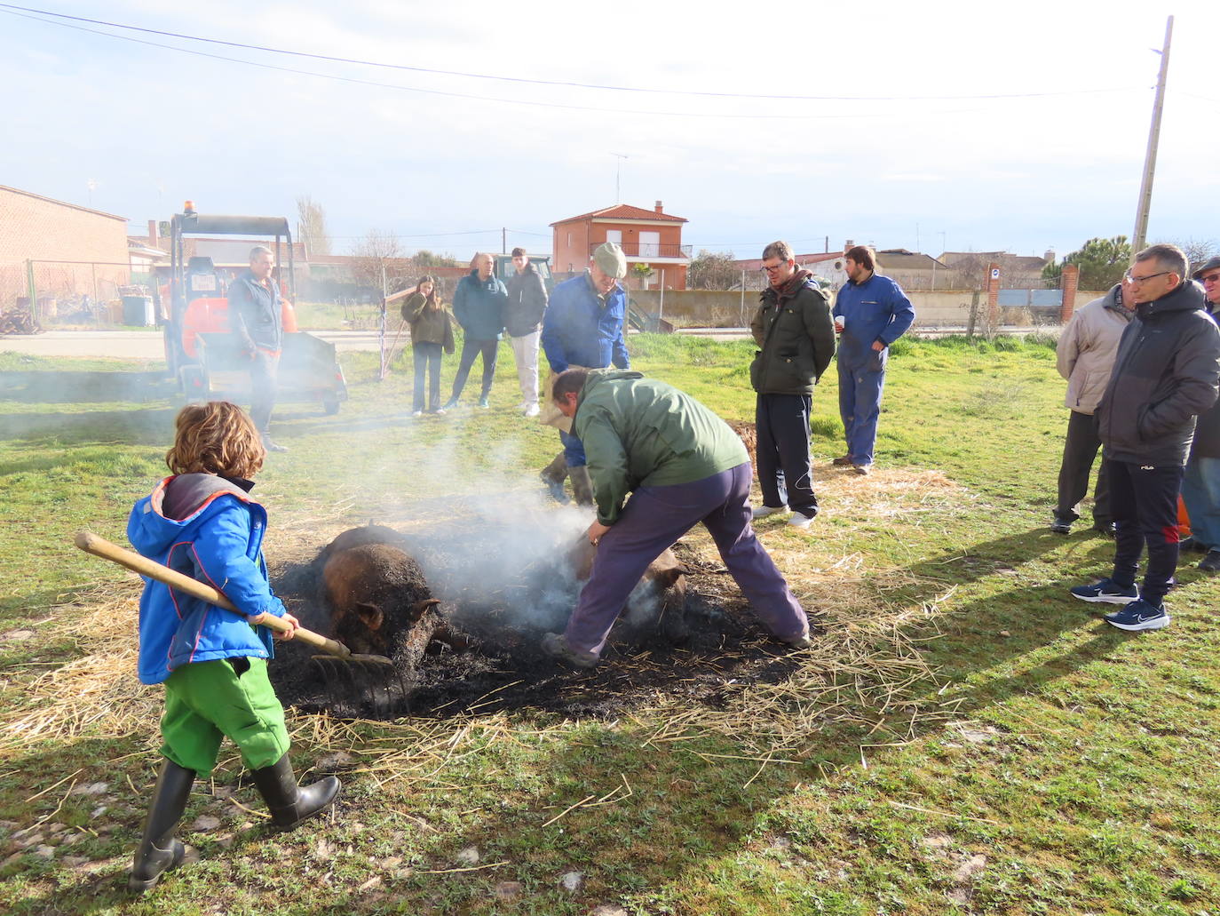 Cocido para celiacos en la X Matanza típica de Aldeaseca de la Frontera