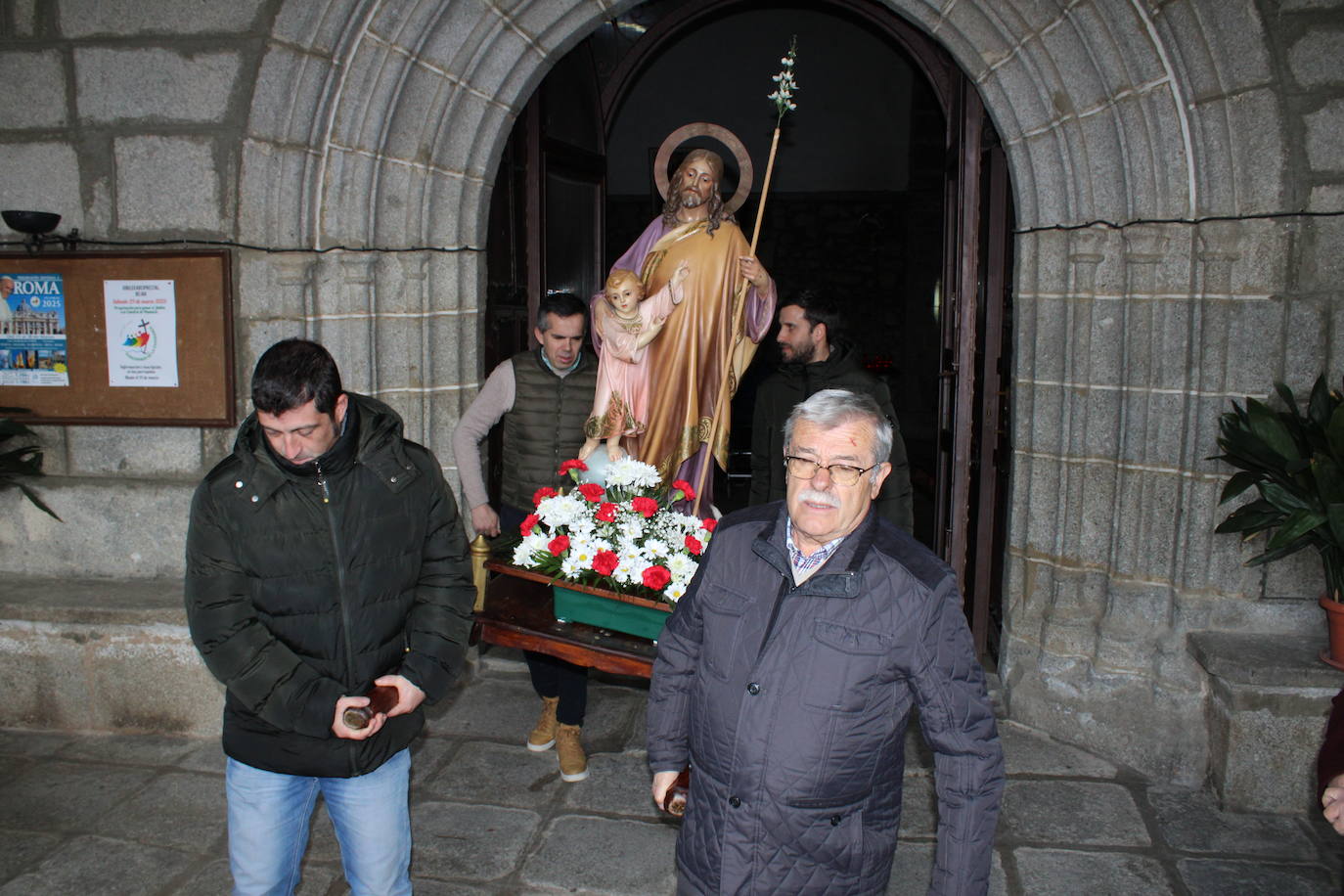 Ledrada honra a San José, patrón de su recidencia