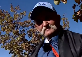 Pedro Sanz, protagonista de un reportaje.