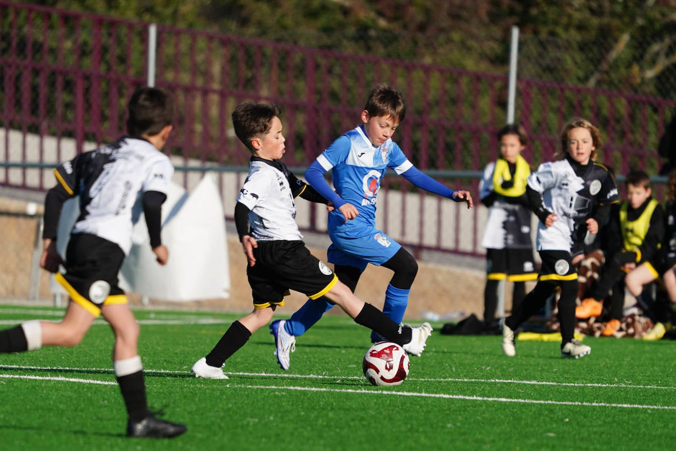 La jornada del fútbol base en Salamanca, en imágenes