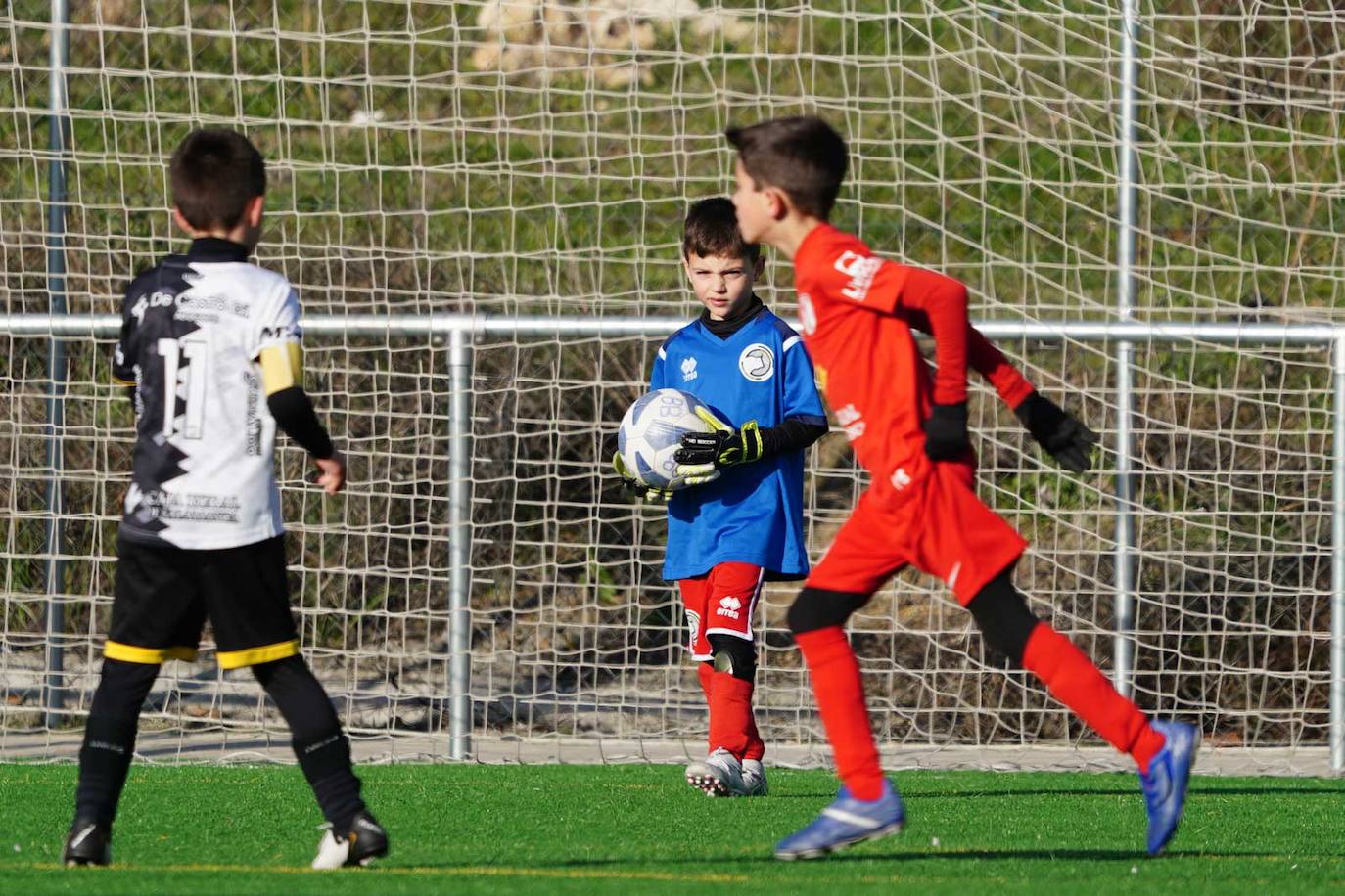 La jornada del fútbol base en Salamanca, en imágenes