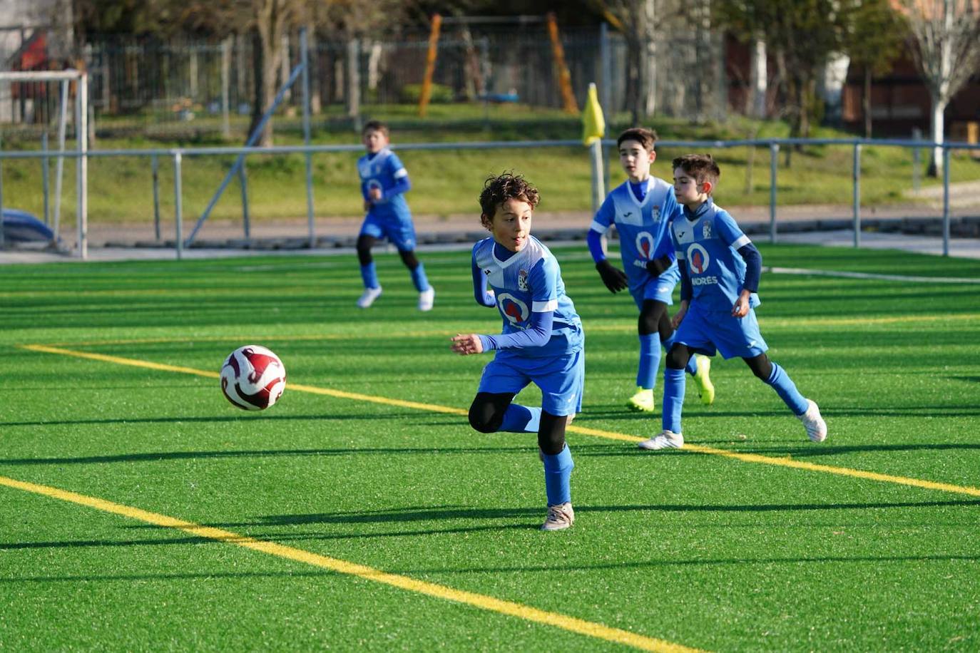 La jornada del fútbol base en Salamanca, en imágenes