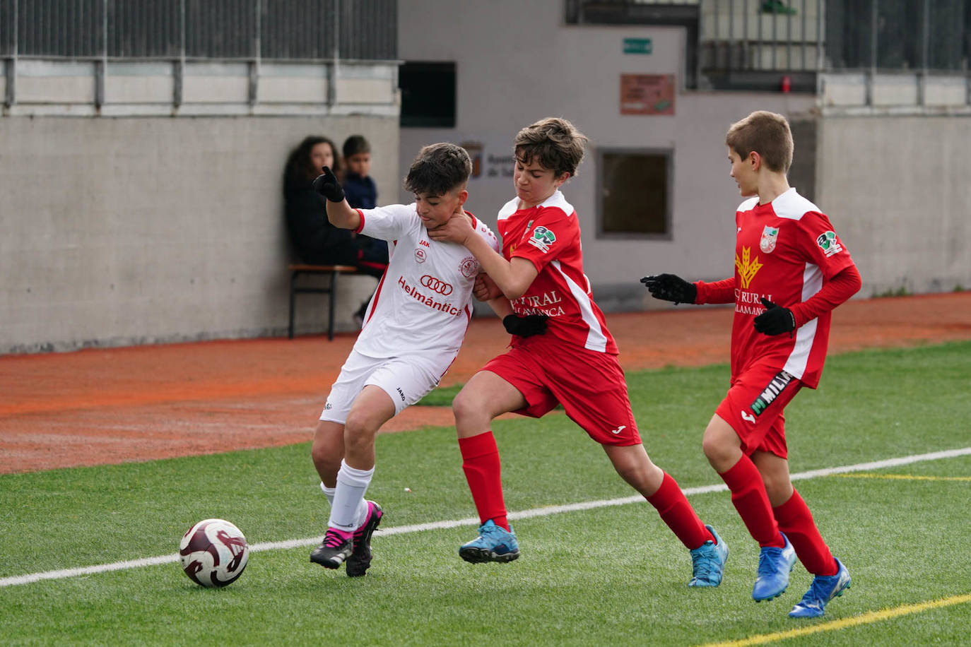 La jornada del fútbol base en Salamanca, en imágenes