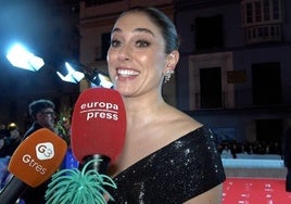 Blanca Suárez, en la tercera jornada del Festival de Cine de Málaga.