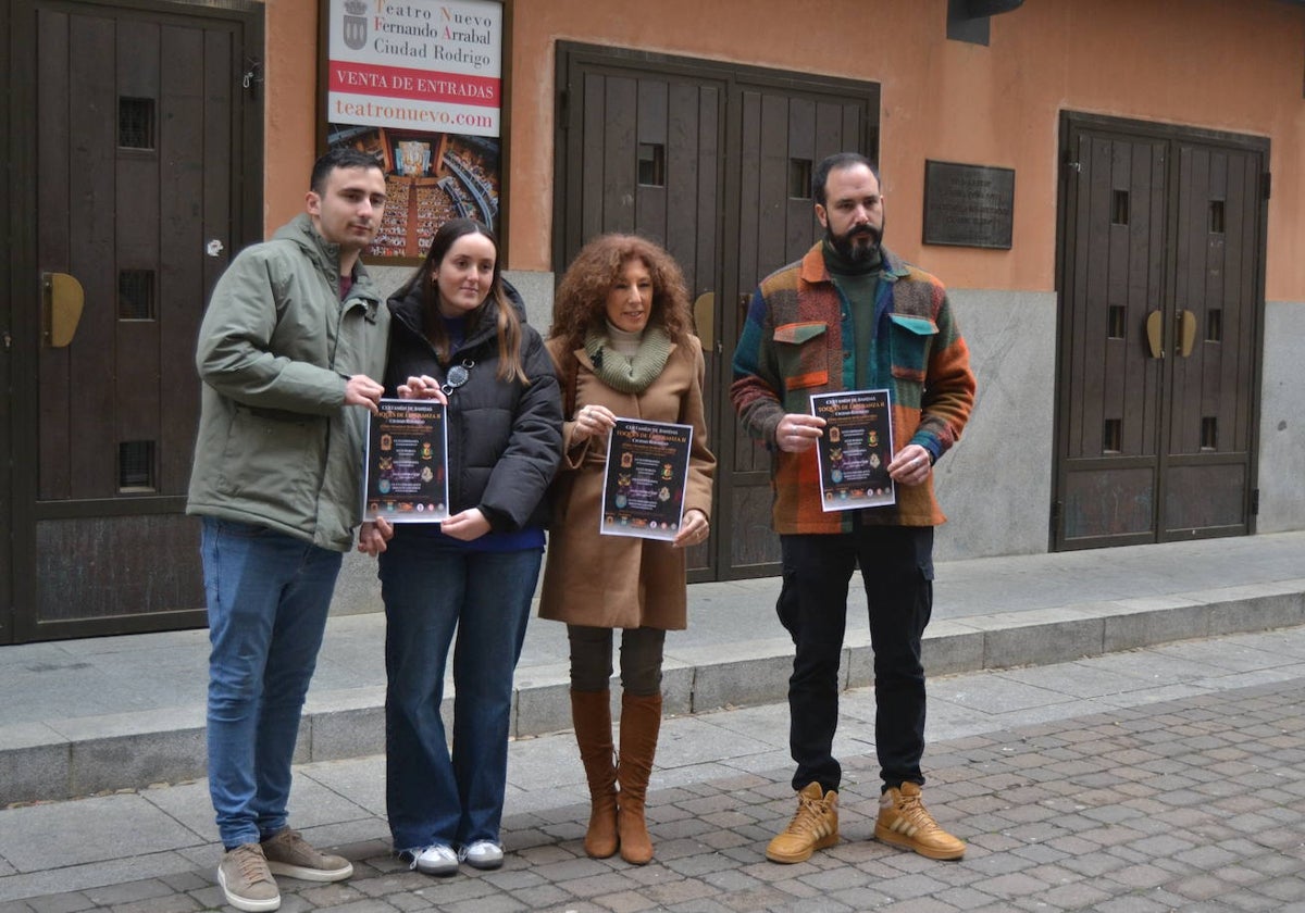 Aarón González, Laura Martín, Belén Barco y Cristian González.