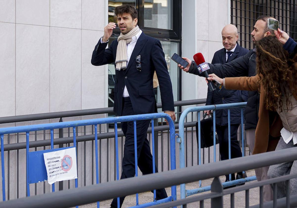 Gerard Piqué declara como investigado por su mediación en la Supercopa de España.