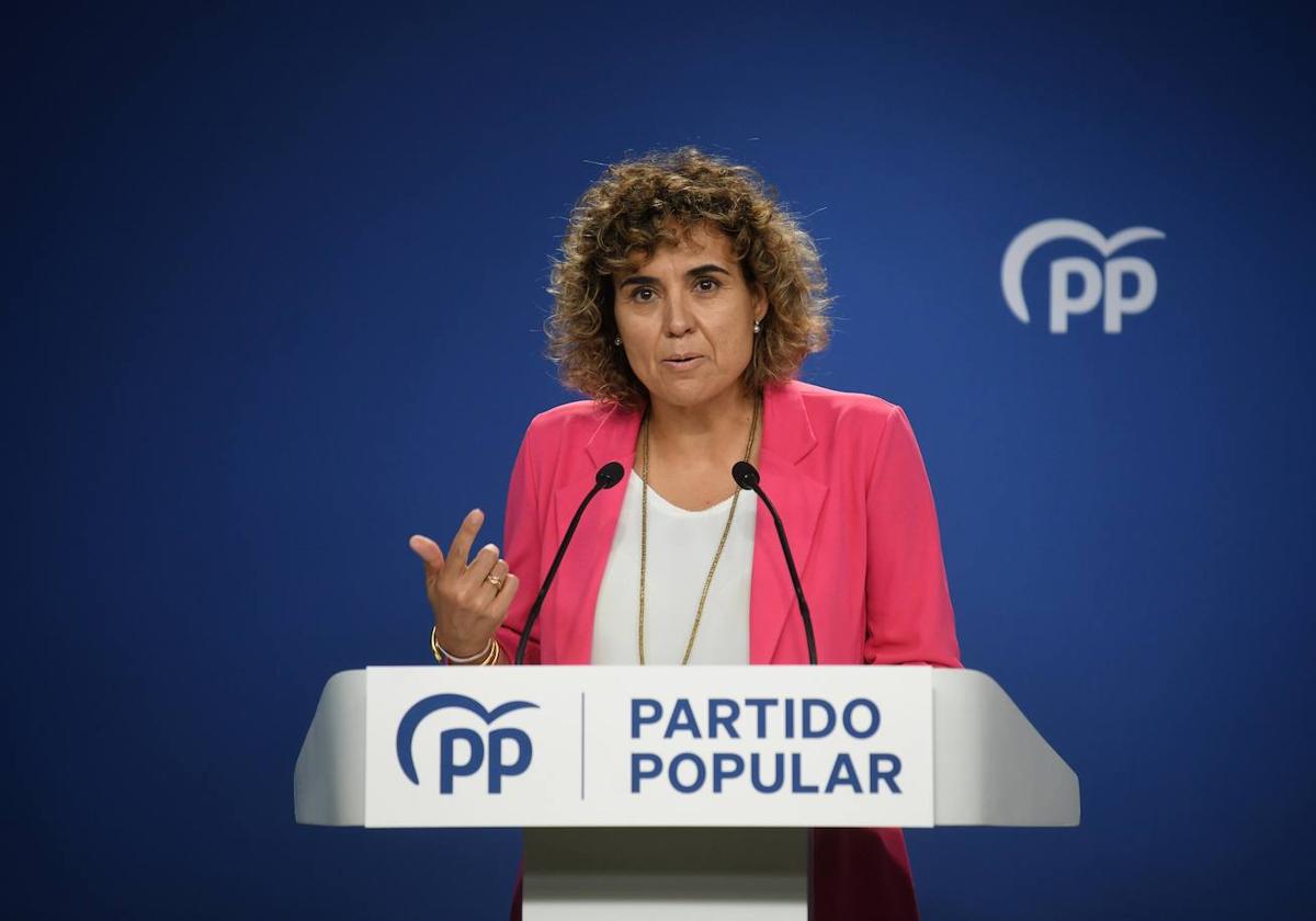 La portavoz del PP en el Parlamento Europeo, Dolors Montserrat.